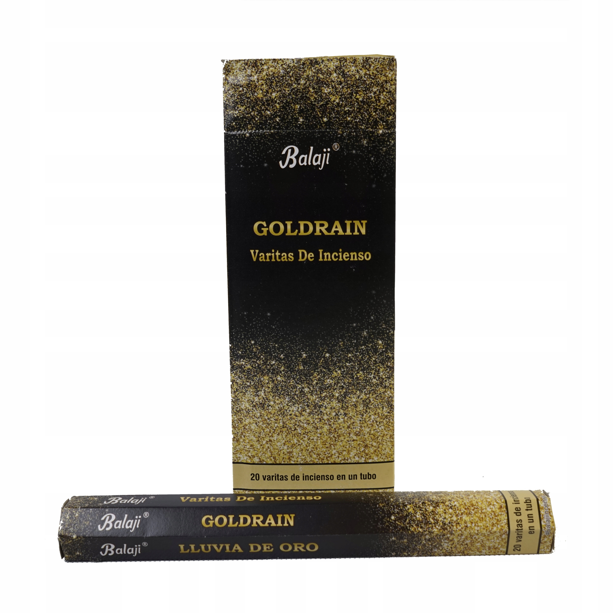 

Indyjskie kadzidełka Balaji Gold Rain 20szt