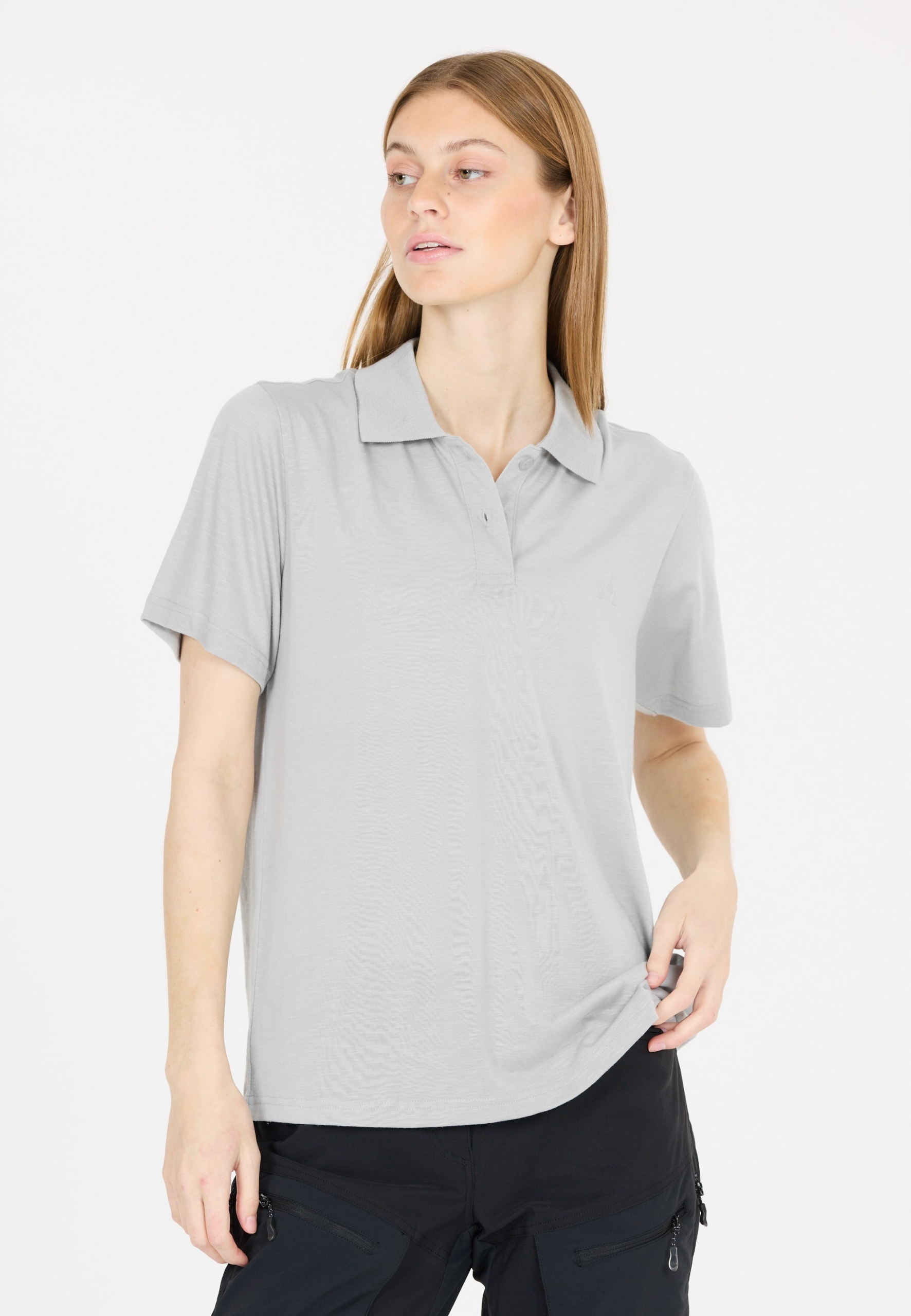 Koszulka polo damska Whistler Vale Szary 42