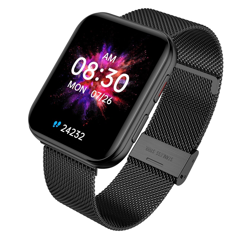 SMARTWATCH GARETT GRC MAXX CZARNY STALOWY
