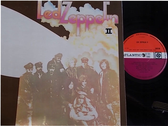 LED ZEPPELIN - II - Atlantic - RED / MAROON - UK - 1969