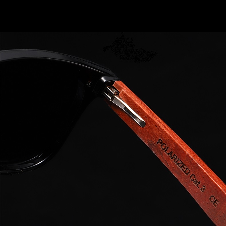 OKULARY Z POLARYZACJĄ UV400 drewniane POLARSKY — 17