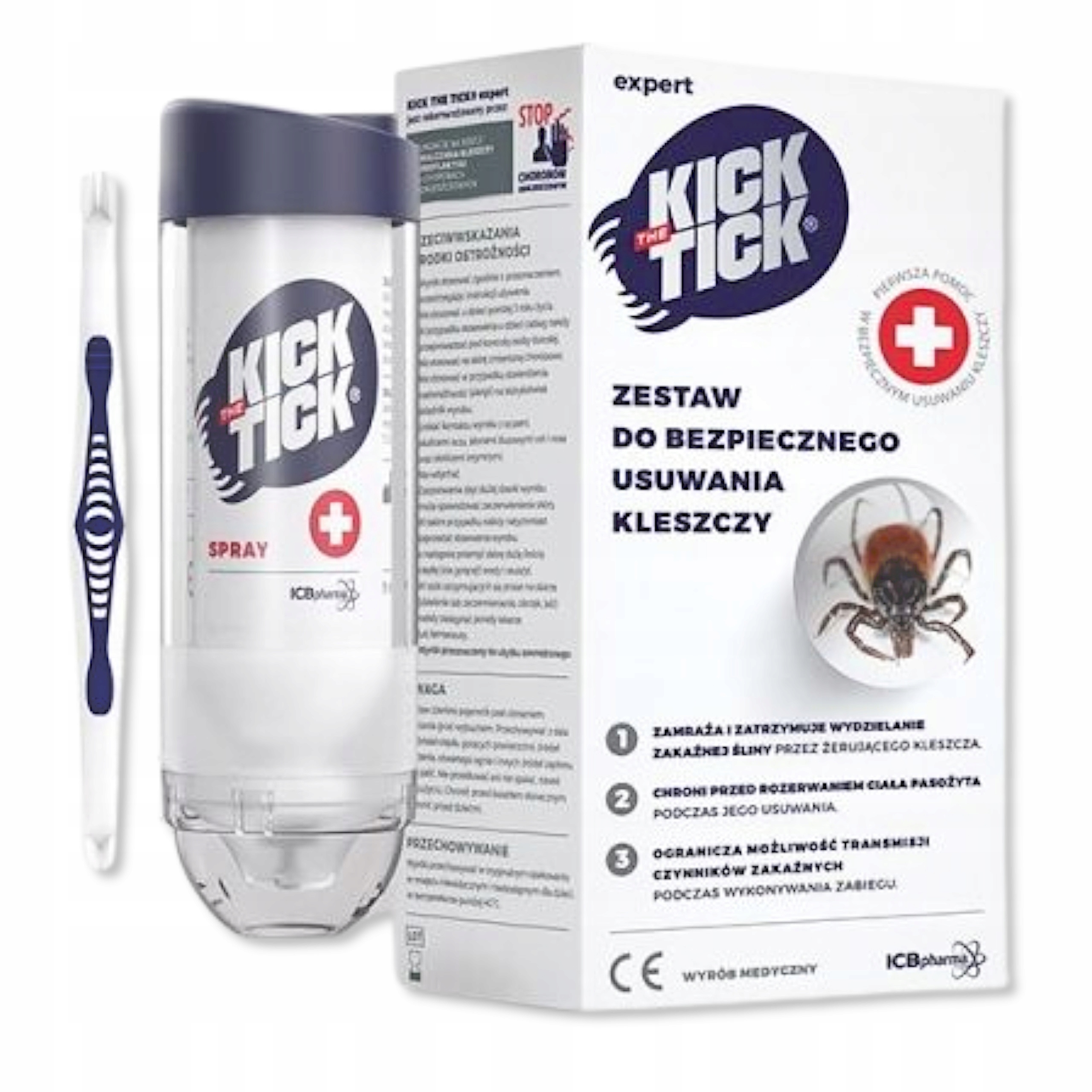 

Kick The Tick Expert zestaw do usuwania kleszczy