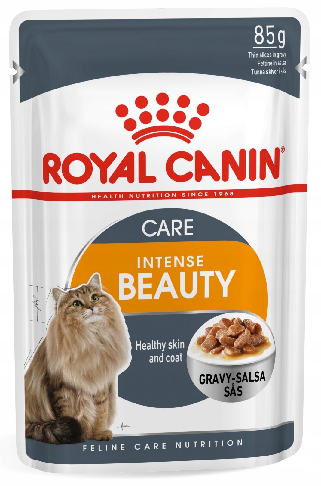 Levně 7X Royal Canin Intense Beauty v omáčce 85 g