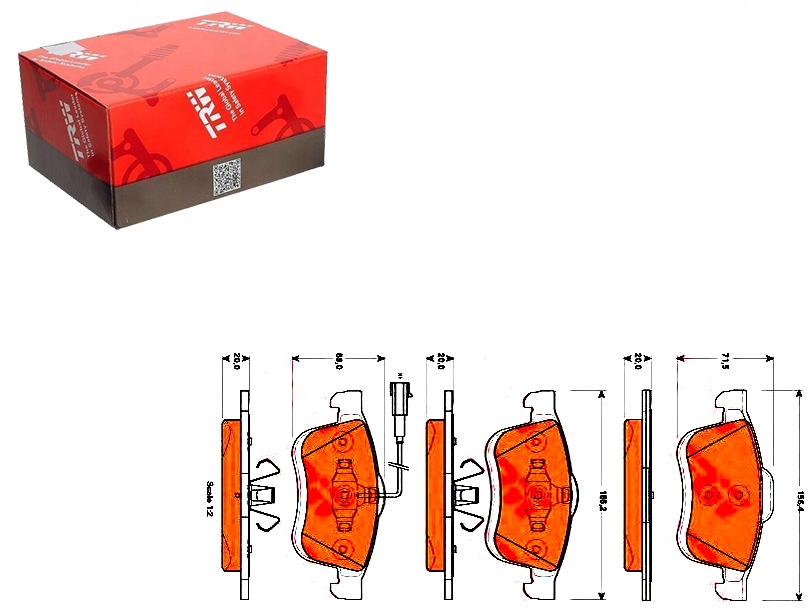 Brzdové Destičky Fiat Přední Doblo 10- Se Senzorem