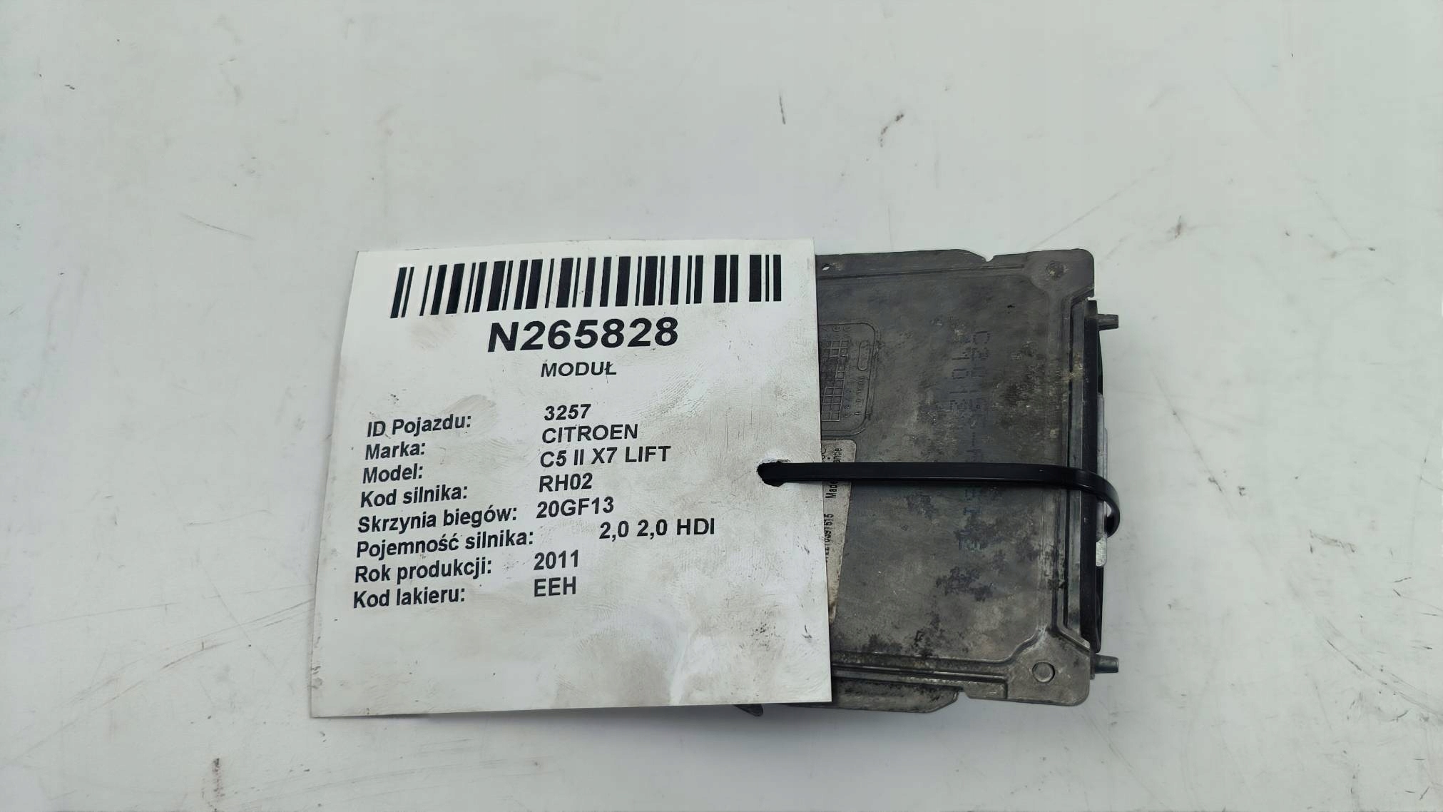control unit XENON 89032335 CITROEN C5 II X7 LIFT