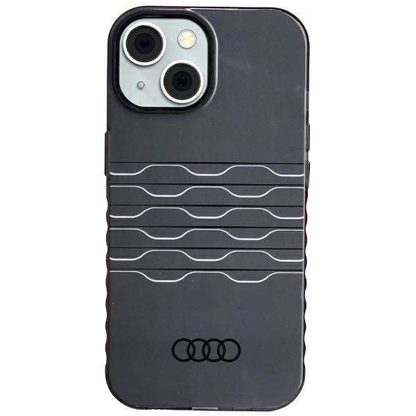 Pouzdro Audi IML MagSafe Case pro iPhone 15 6.1" černé/black hardcase A