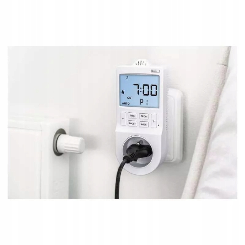 Termostat gniazdkowy z funkcją timera cyfrowego Rodzaj termostat
