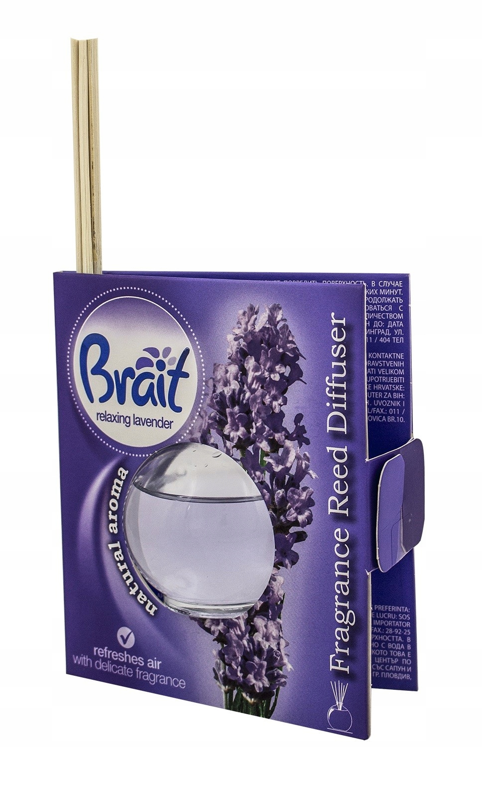 Osviežovač vzduchu tyčinky Brait 3x40 ml 150 g Značka Brait