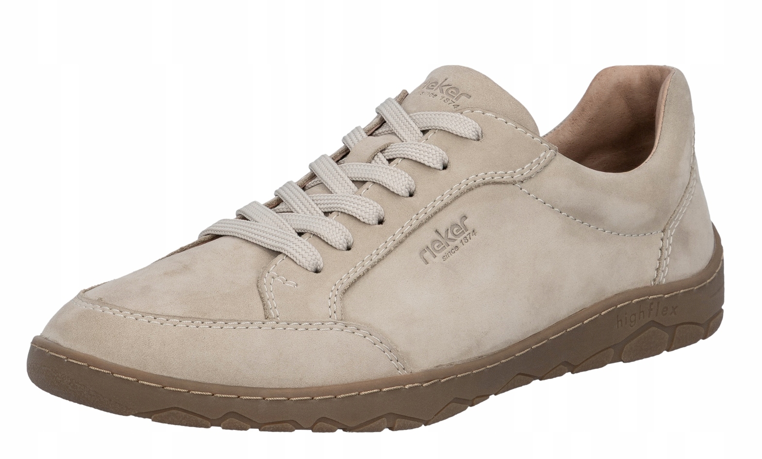 Rieker 08300-62 vel.41 béžové kožené polobotky pánské tenisky Soft
