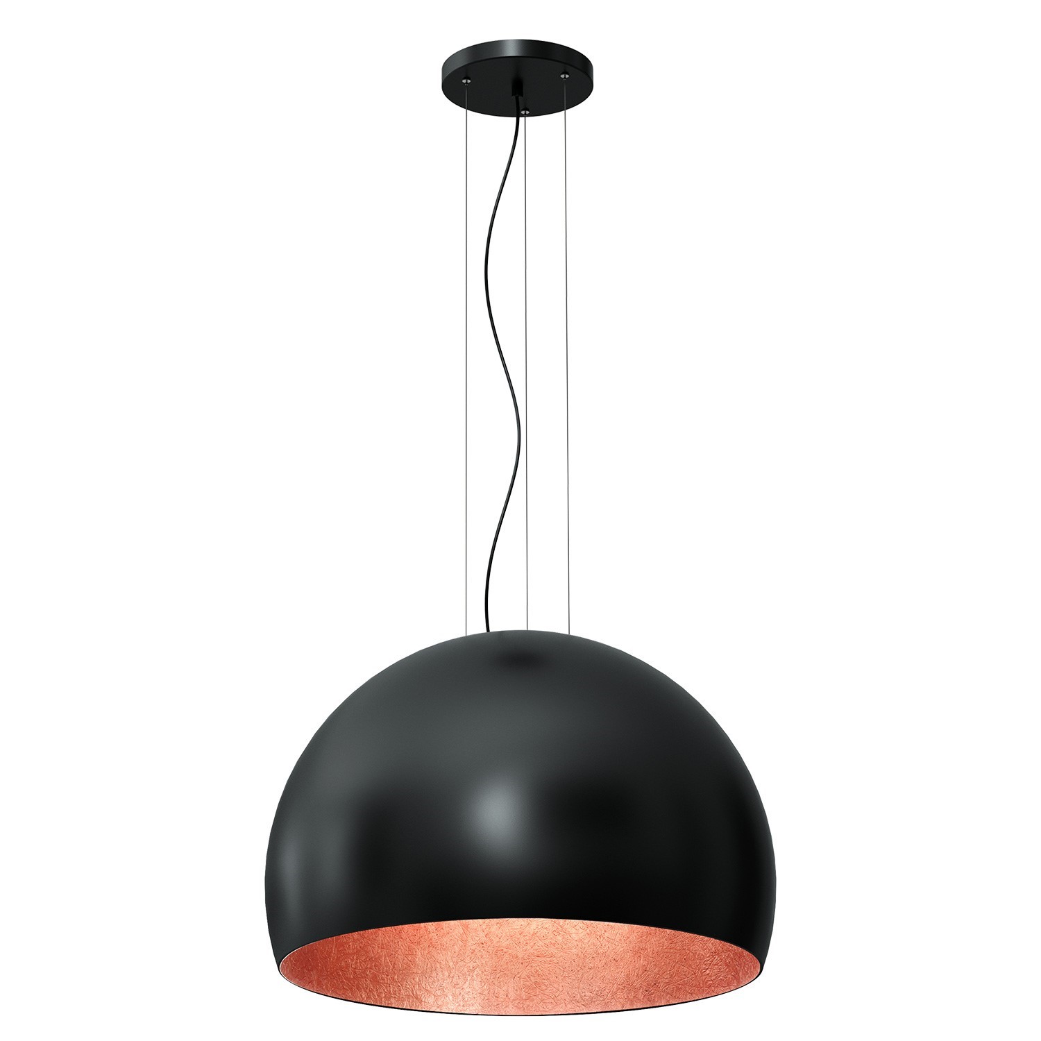 Závěsná Lampa Luminex Compo 1625 Černá/měděná