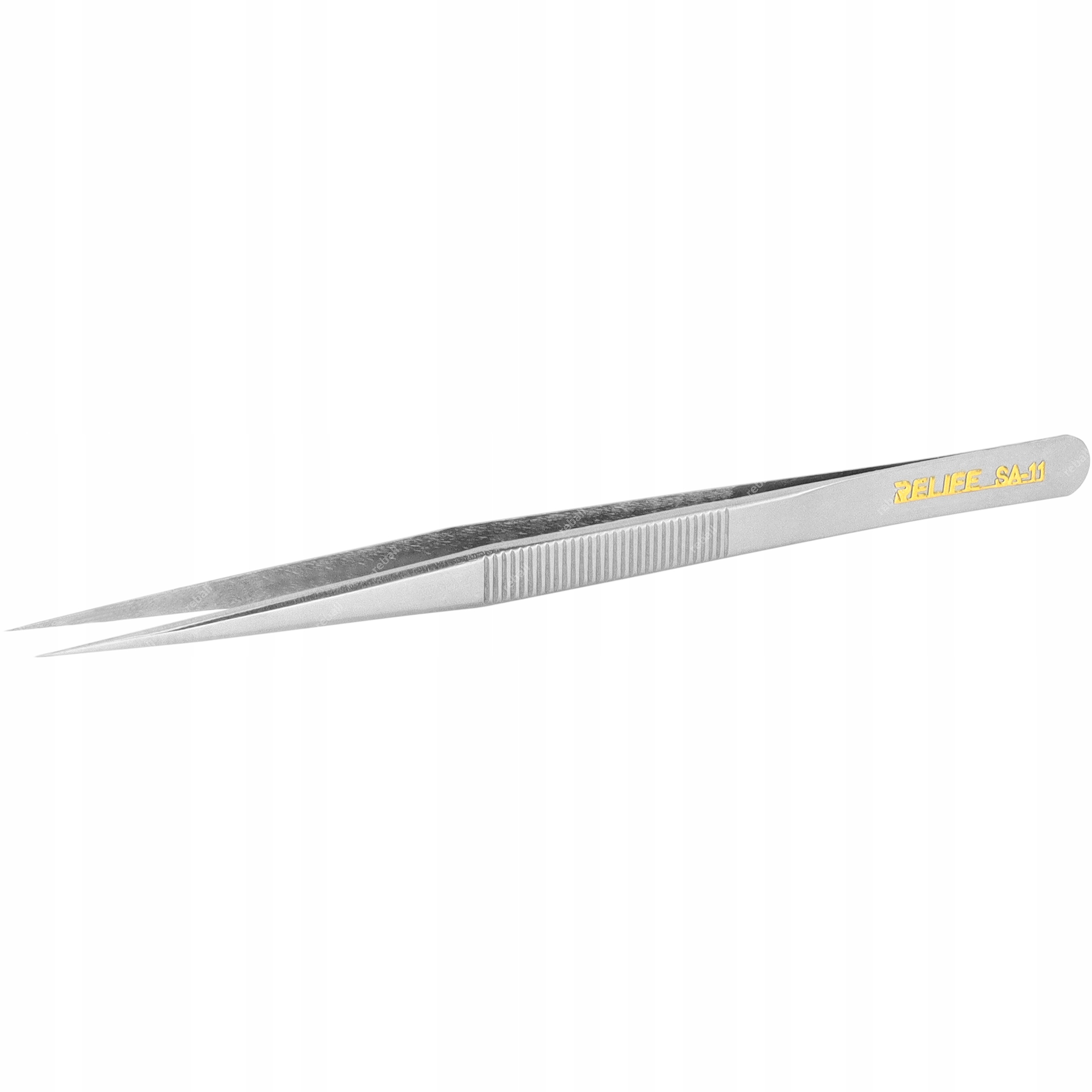 2x PRECYZYJNA PĘSETA PINCETA SA-11 PROSTA+ SA-15 ZAGIĘTA OSTRE 0,2mm TWARDE EAN (GTIN) 6949639128430