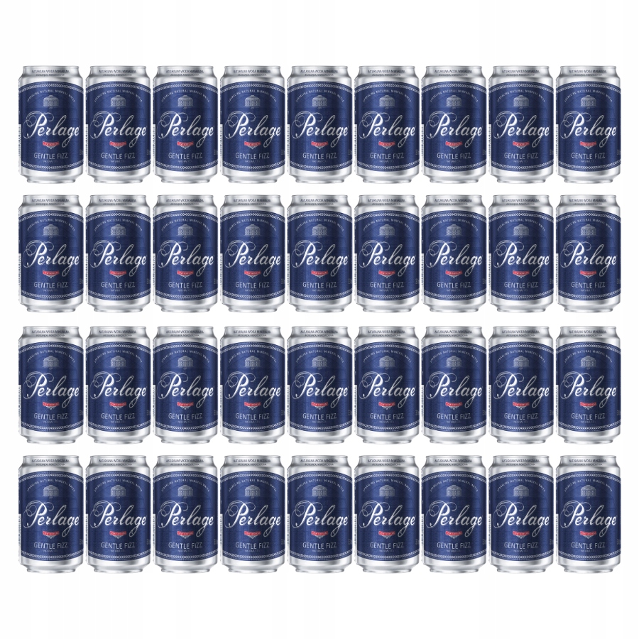 Levně Minerální voda nízkosodná Cisowianka Perlage 36x0.33 L Šumivá plechovka