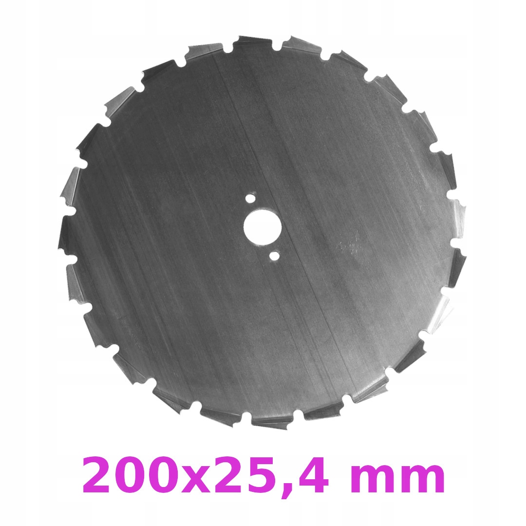 Řezací kotouč pro křovinořez Ø200 mm otvor 25,4 mm ideální pro křoviny