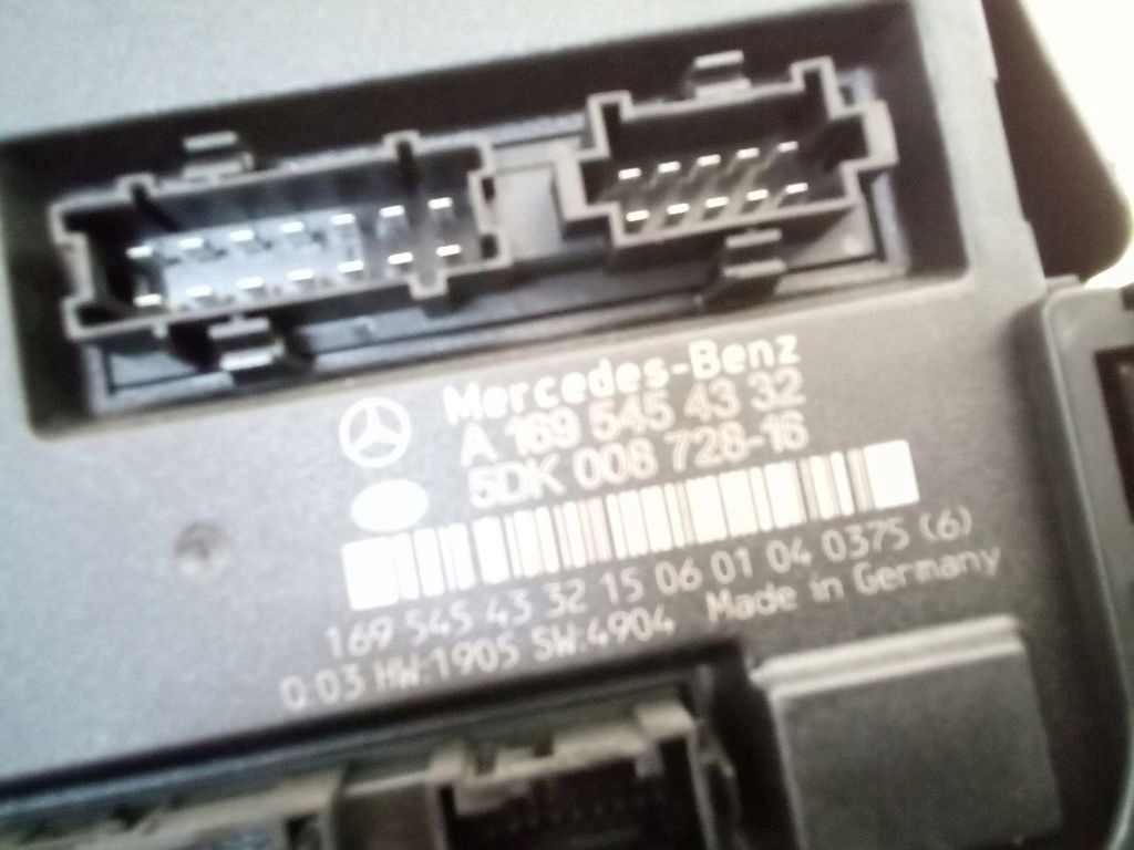 Mercedes W169 module BSI A1895454332