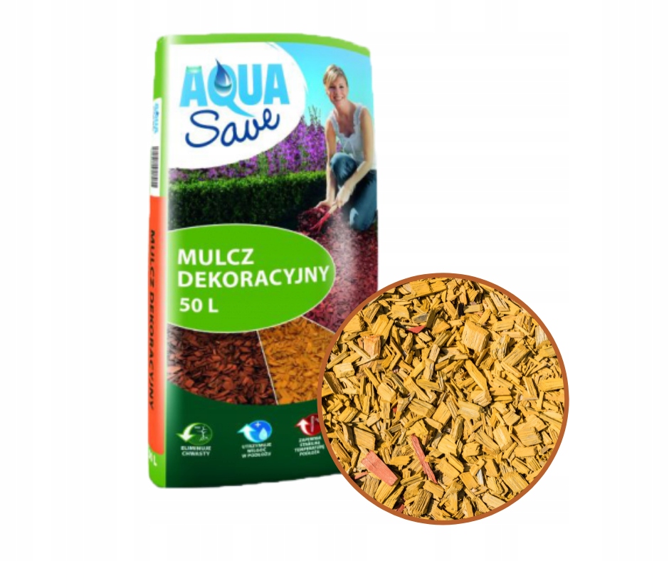 

Mulcz dekoracyjny żółty 50L Aqua Save