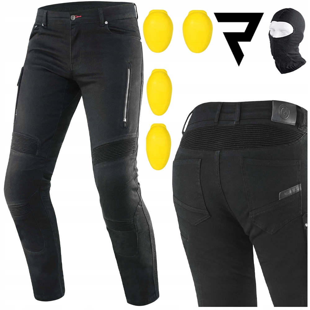 Motocyklové Nohavice Rebelhorn Vandal Black Pánske Džínsy Darčeky