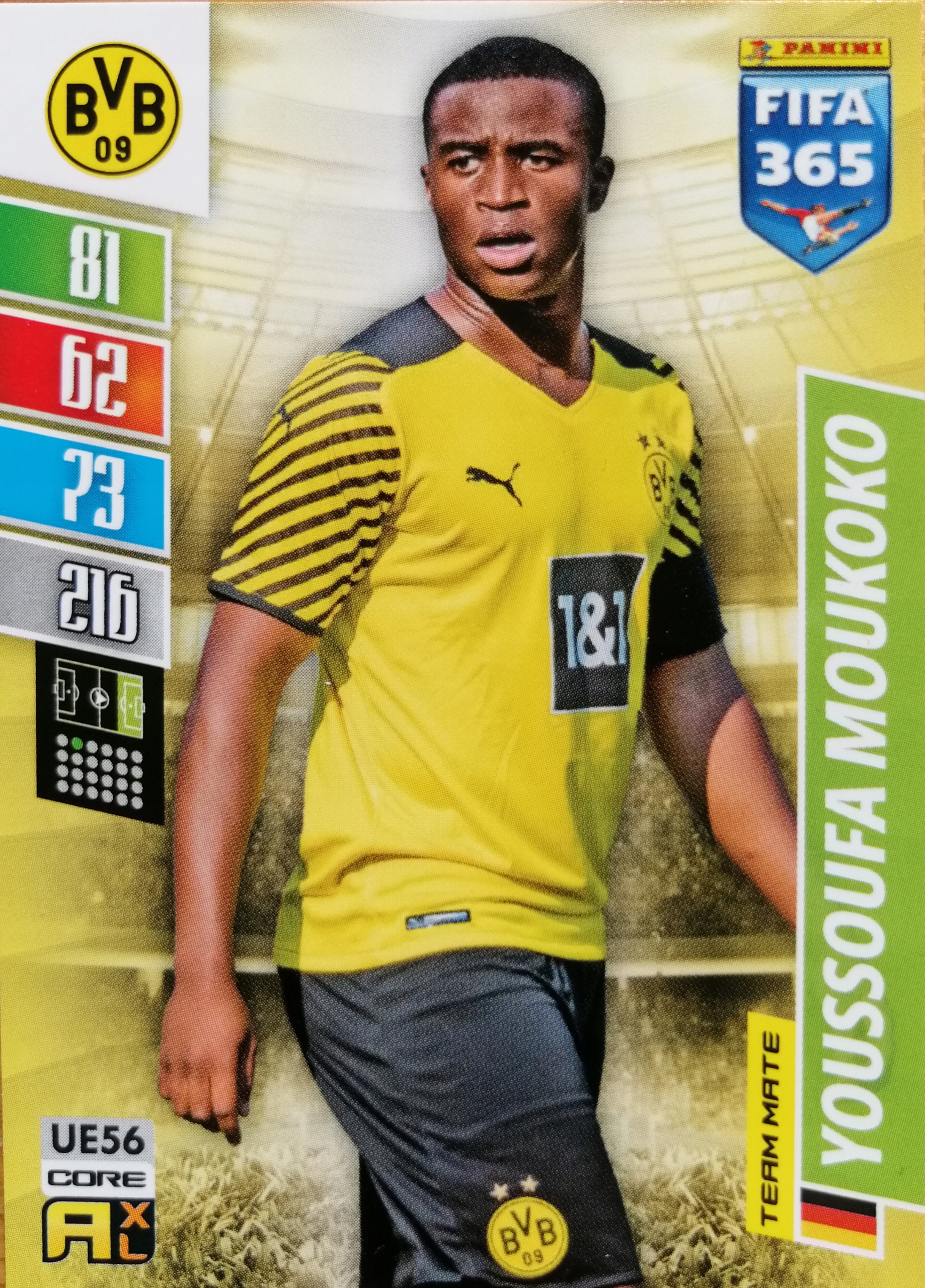 Fifa 365 2022 Update Team Mate UE56 Moukoko