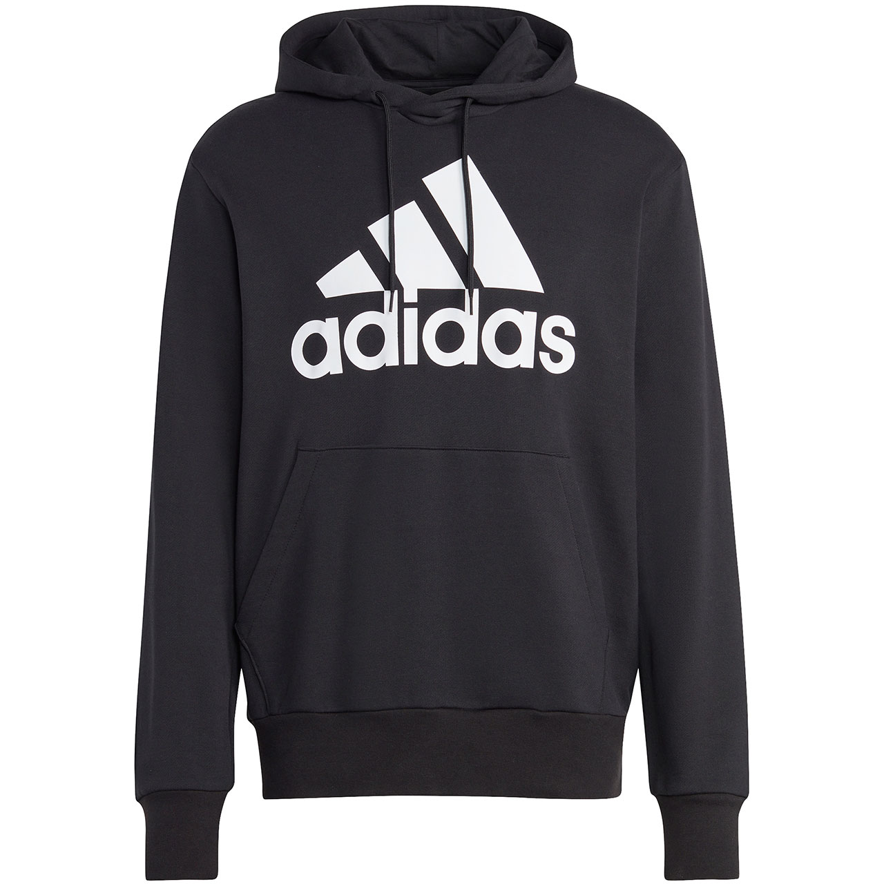 Pánská mikina adidas Essentials French Terry Big Logo Hoodie černá IC9363 M