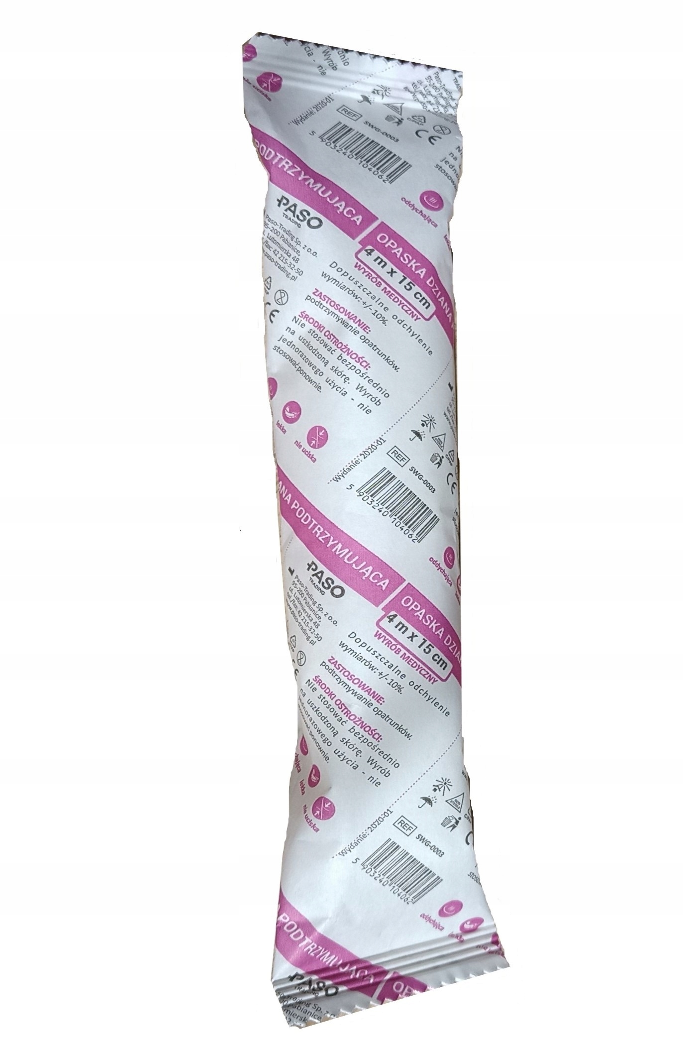 

Paso Opaska Dziana bandaż 4m x 15cm 1 szt.