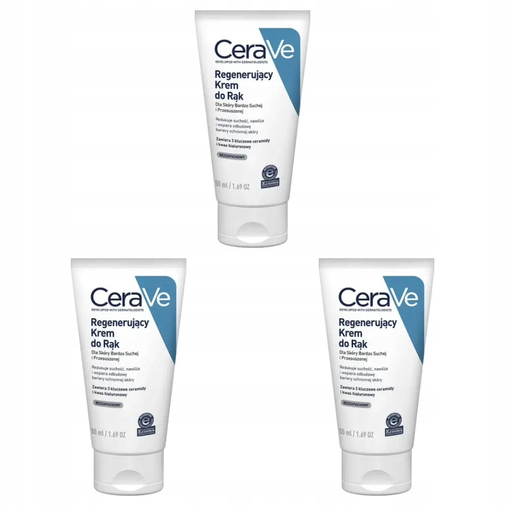 3x CeraVe Krem do rąk, 50 ml