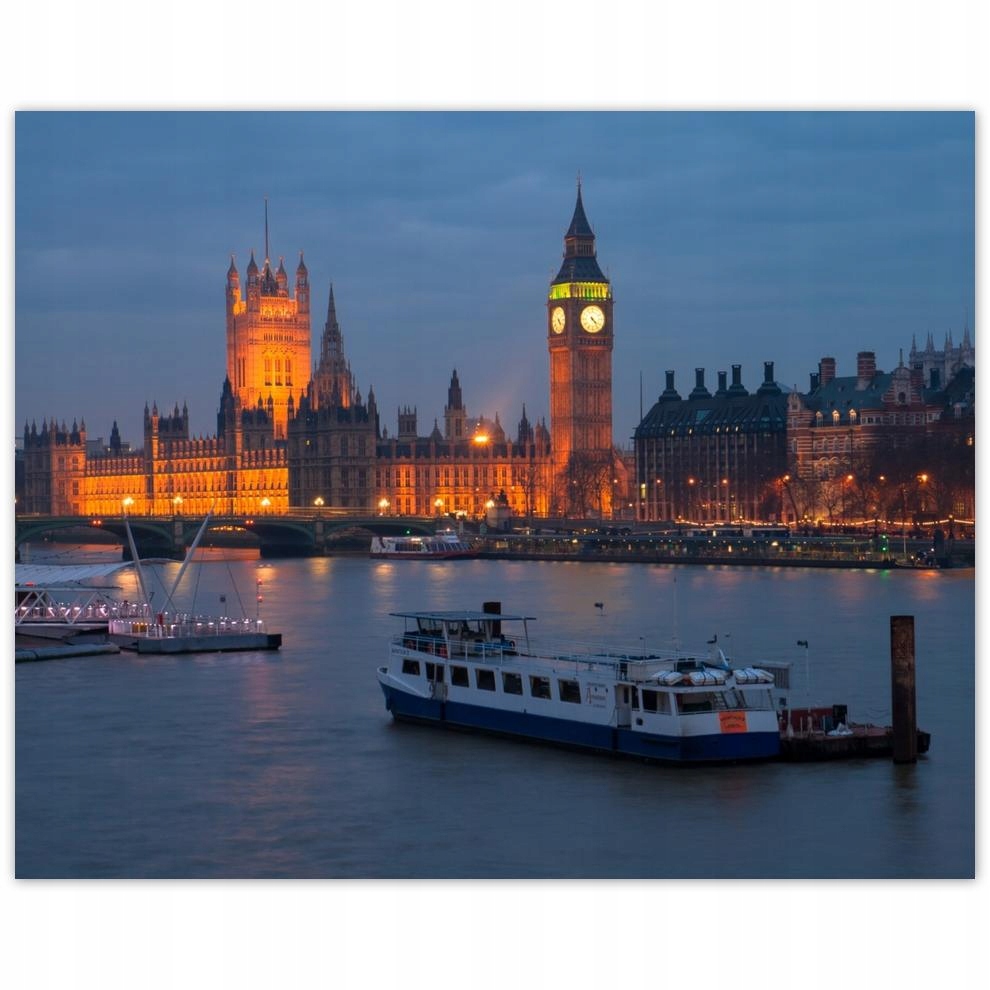

Plakat 50x40 Pałac Westminsterski Noc