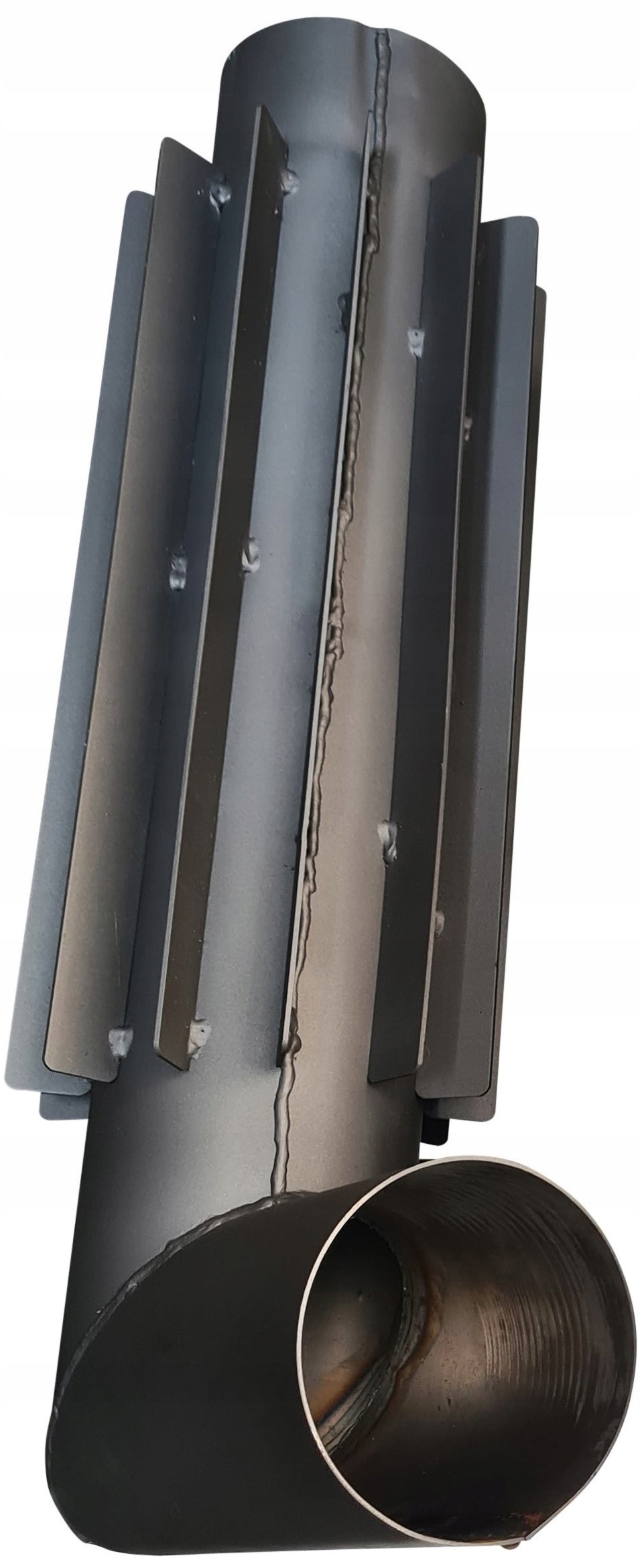 Rura dymna dymowa kolano kolanko 120 mm piec piecyk szamotowy koza