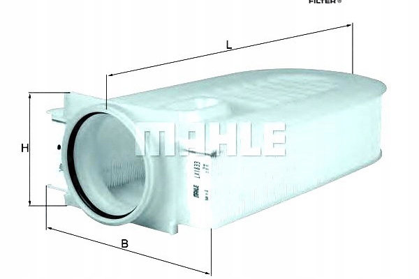 Knecht Vzduchový Filtr Mercedes C (C204), C T-mode Asistent řidiče #28