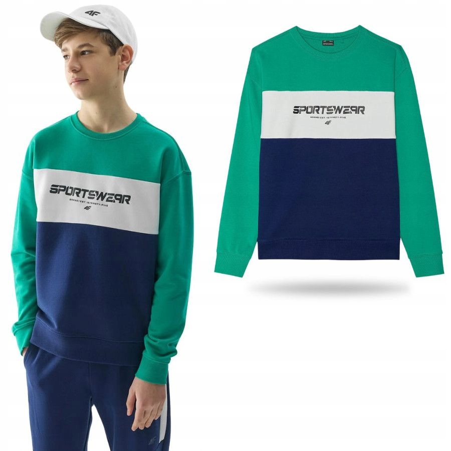 BLUZA DZIECIĘCA 4F CHŁOPIĘCA SPORTOWA DRESOWA NA CO DZIEŃ