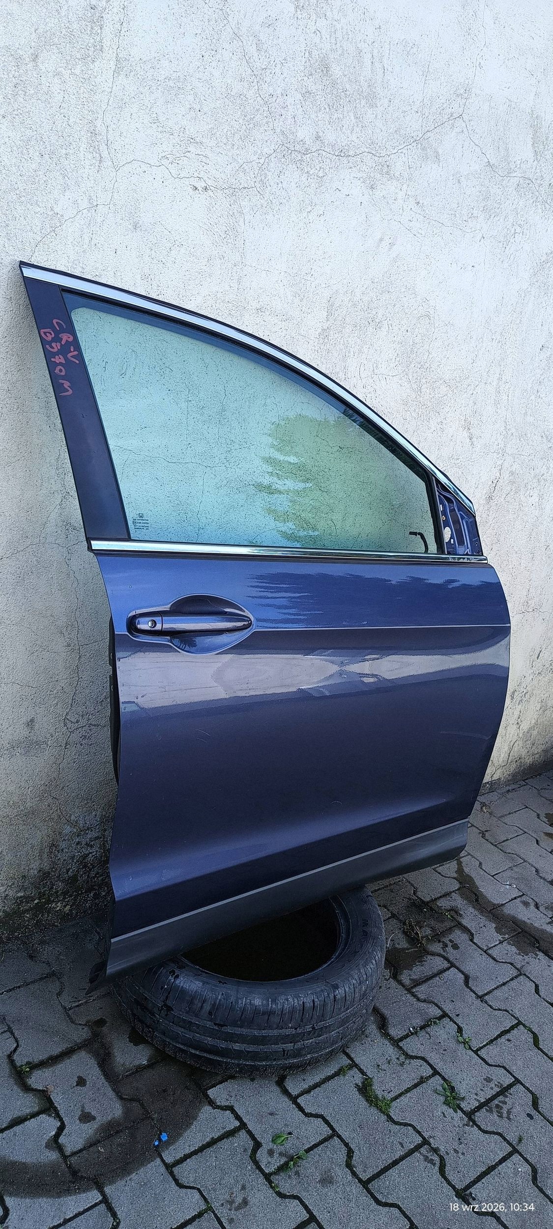 HONDA CR-V IV LIFT door right front front right complete B570M 2015R