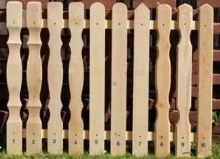 Sztachety olchowe drewniane SZLIFOWANE 100cm w3-10 Szerokość produktu 9 cm