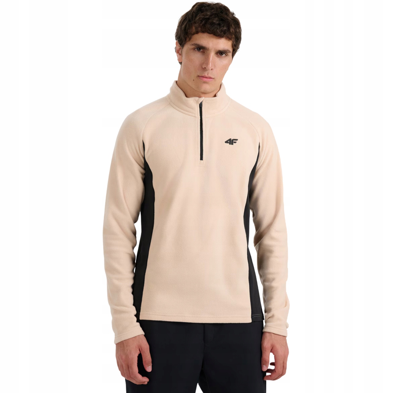 Bluza polarowa męska 4F M066 beżowa 4FWAW25UFLEM066 83S Rozmiar L