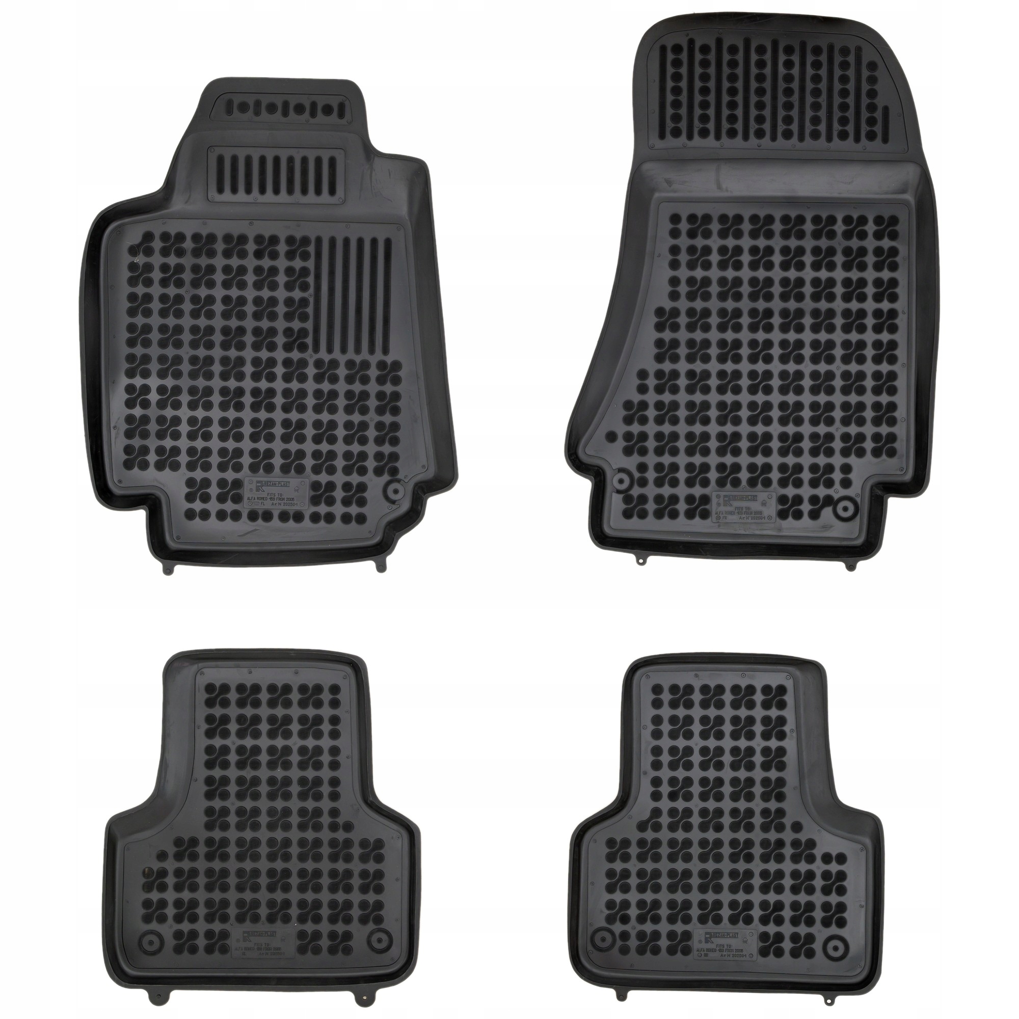 Dywaniki gumowe korytka samochodowe Alfa Romeo 159 2005-2012