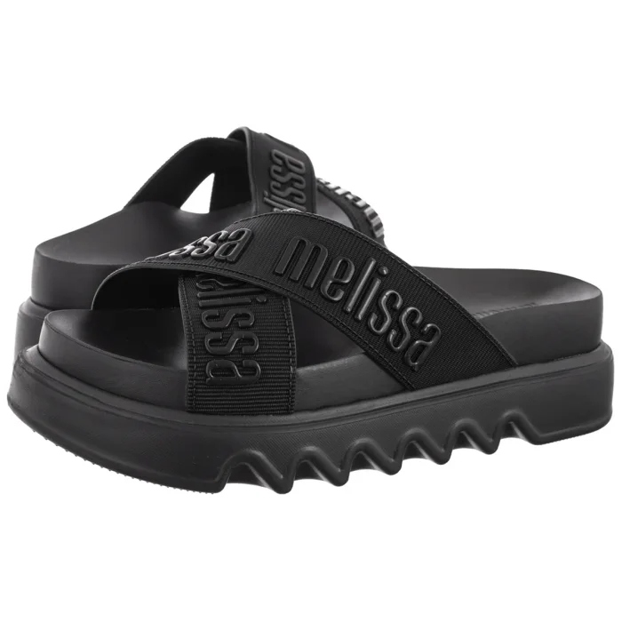 Dámské boty Nazouváky Melissa Cross M Lover Platform 37368 Black Černé