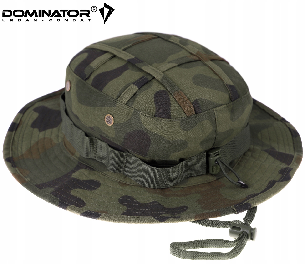 Kapelusz Wojskowy DOMINATOR BOONIE Rip-Stop z regulacją PL Moro wz.93 L/XL Materiał dominujący bawełna