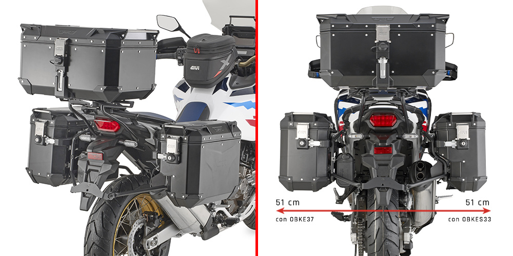Givi Rám Bočných Kufrov Outback Evo Honda CRF1100L Africa Twin (20-23)