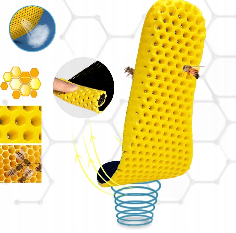 WKŁADKI DO BUTÓW ROBOCZYCH PRZECIWPOTNE SPORTOWE Rozmiar zakresowy 35-40