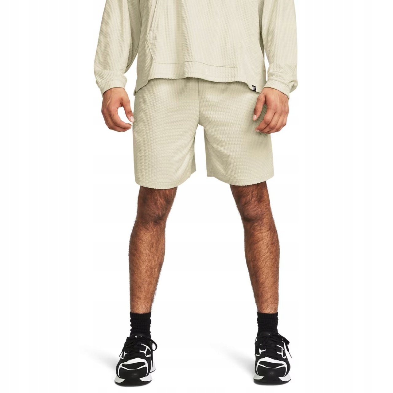 Under Armour Spodenki Męskie Rival Waffle Beige S