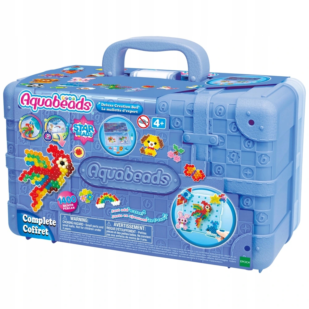 Aquabeads Deluxe Creation Box kreatywny zestaw walizka 1400 el. koraliki