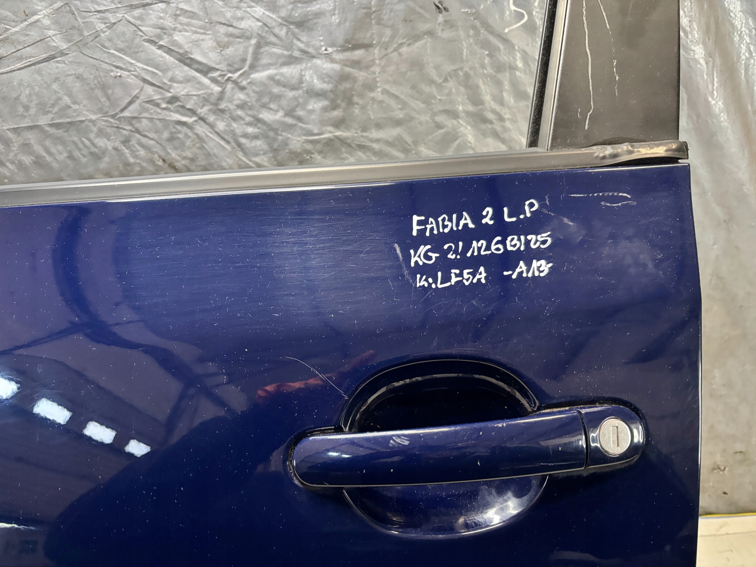door left front Skoda Fabia II lift k: LF5A