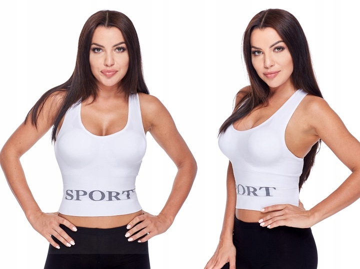 

Biustonosz Stanik Sportowy Bokserka Przedłużany