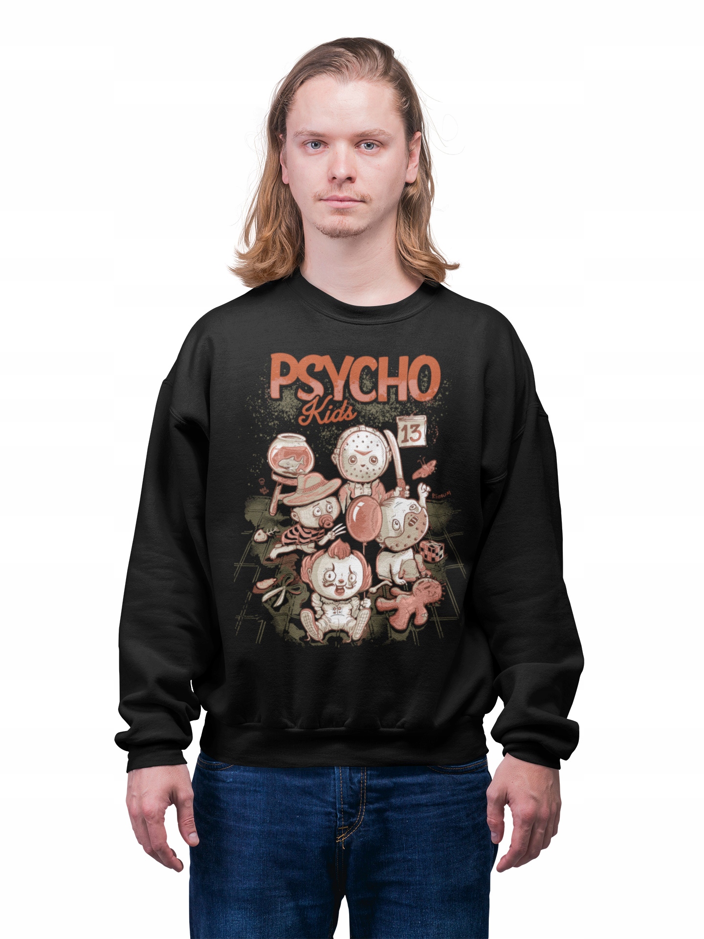 Pánská Mikina Na Halloween Horor Psycho Kids