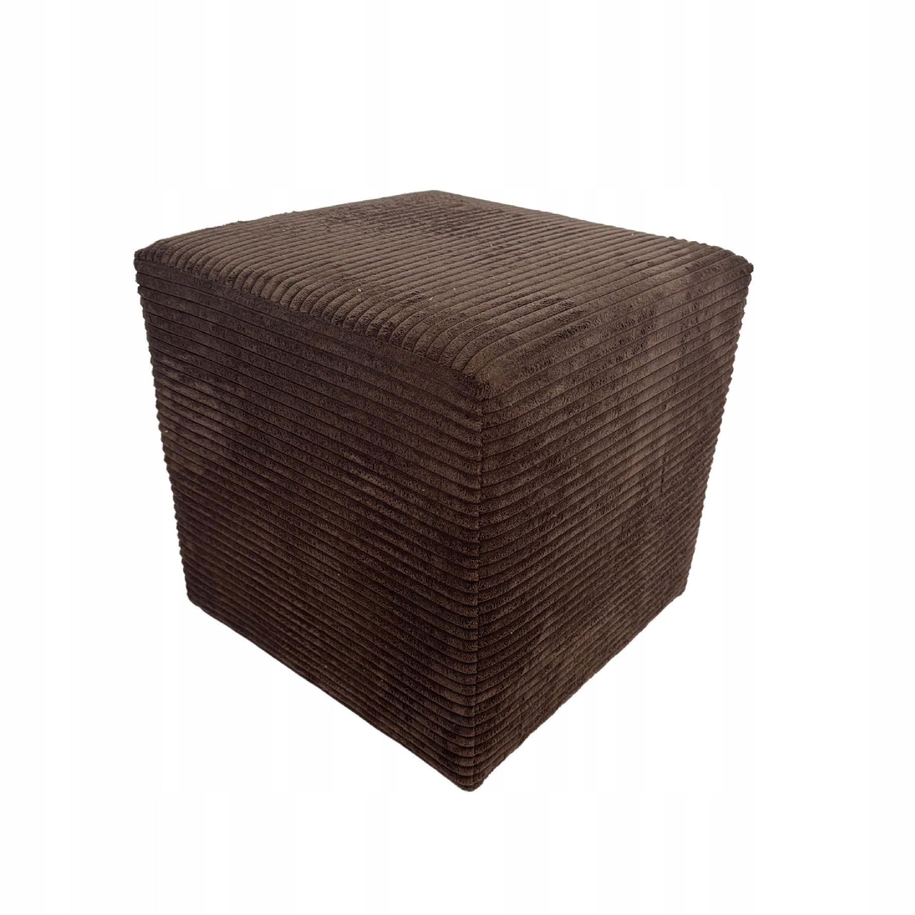 Taburet čtvercová poso barva tmavě hnědá