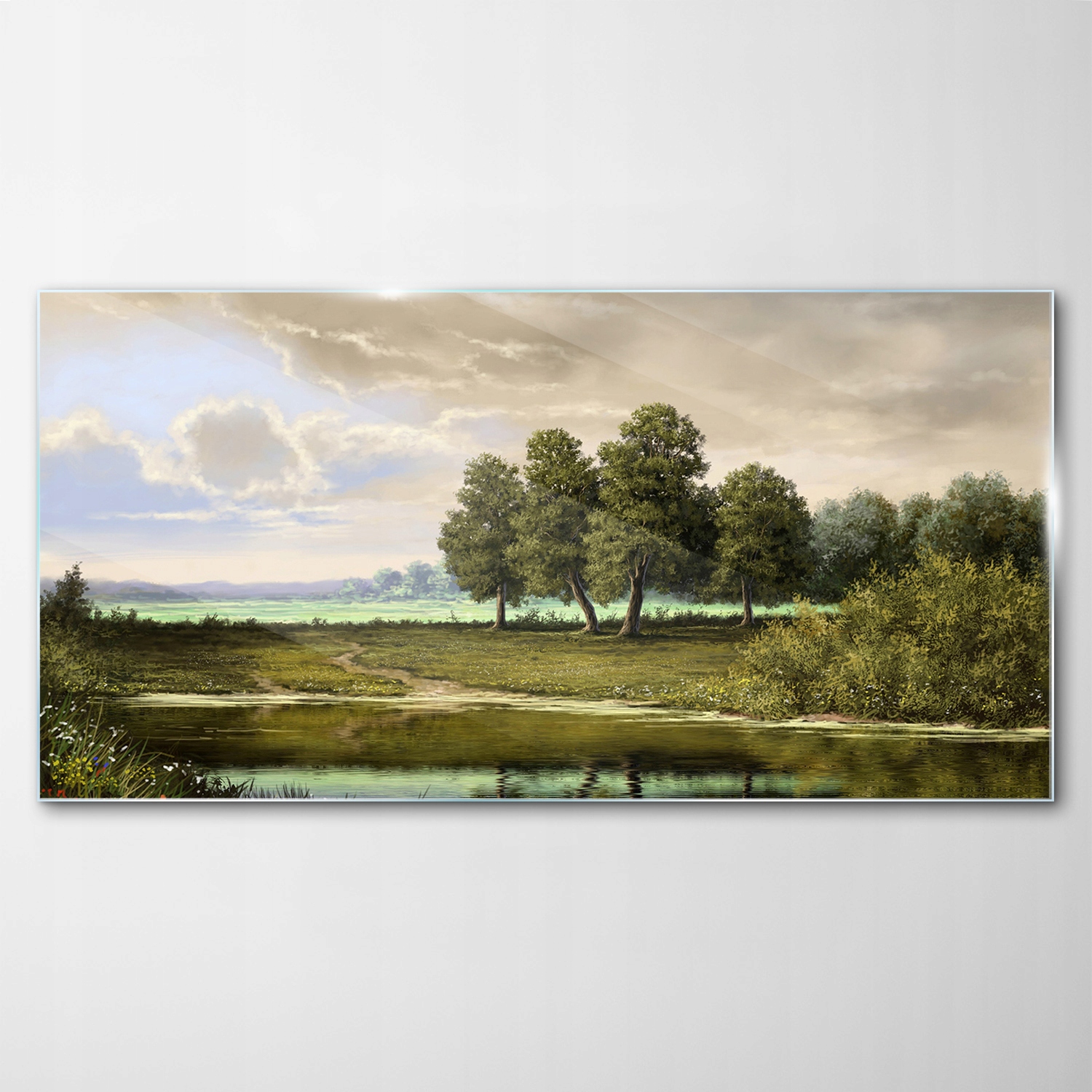 

Obraz Szklany Dekor Krajobraz Rzeka Natura 120x60