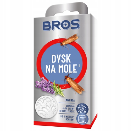 

Bros Dysk Lawendowy Na Mole Odzieżowe Ubraniowe