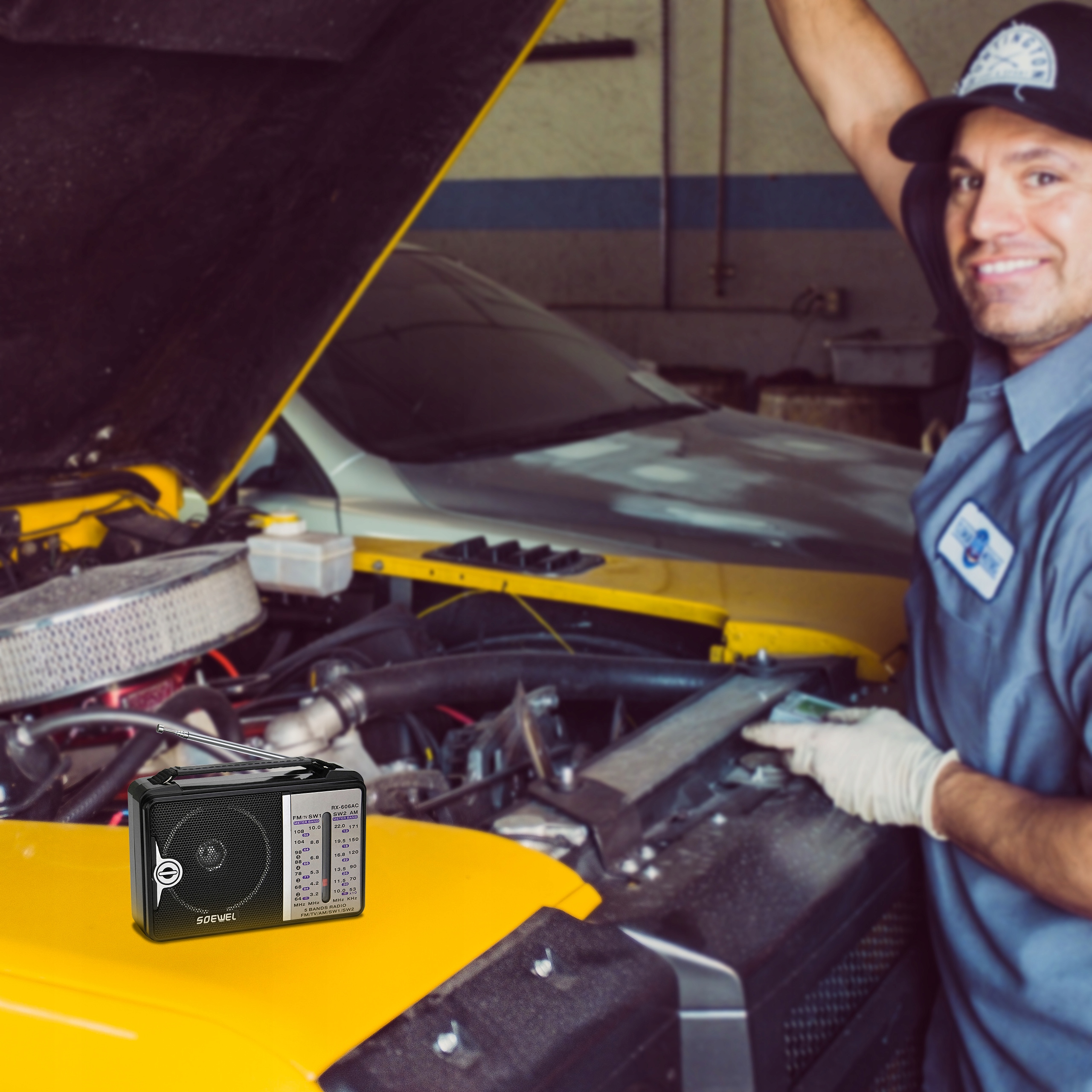 RADIO KUCHENNE BUDOWLANE BATERYJNE SIECIOWE FM AM USB PRZENOŚNE ANTENA 230V Funkcje brak