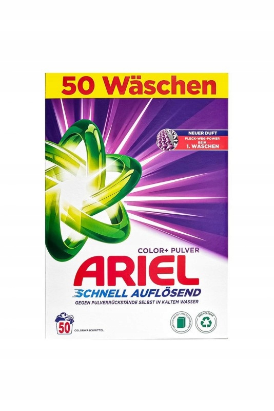 Levně Ariel Color Prací prášek 50 praní 3kg