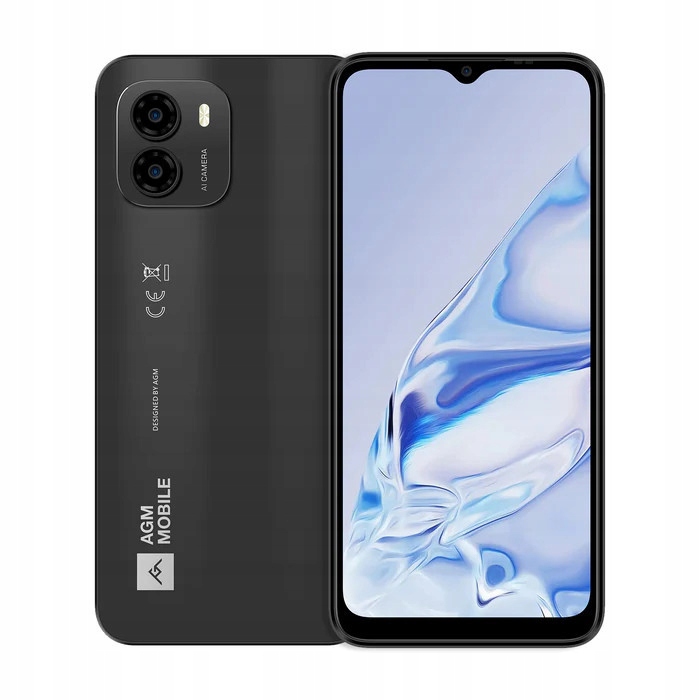 Agm Note N1 8+128GB érintős mobiltelefon, kártyafüggetlen, Dual Sim, szürke