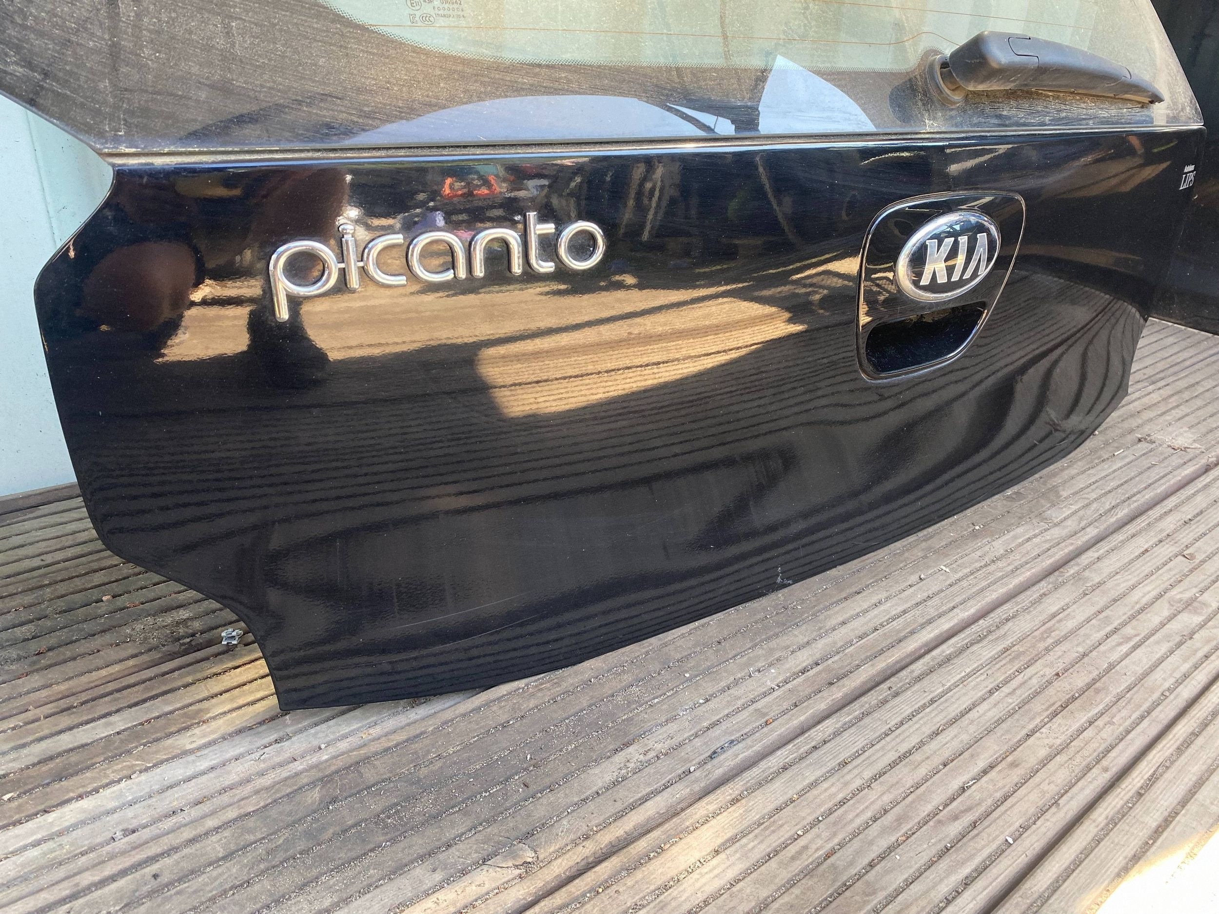KIA PICANTO III complete trunk door boot rear part rear ABP black