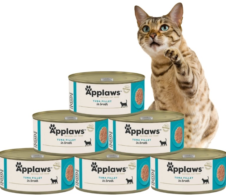 Applaws Natural Kot Food Mokra Karma z tuńczykiem 12x156g Pakiet