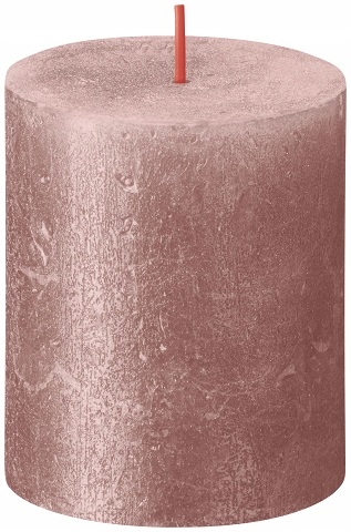 

Bolsius Świeca Rustic Shimmer 80/68 Róż